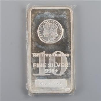 Highland Mint Fine Silver 10 Troy Oz Bar