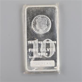 Highland Mint Fine Silver 10 Troy Oz Bar