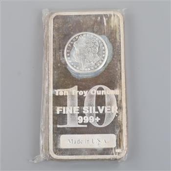 Highland Mint Fine Silver 10 Troy Oz Bar