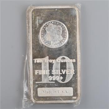 Highland Mint Fine Silver 10 Troy Oz Bar