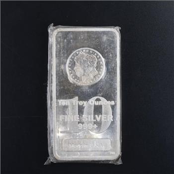 Highland Mint Fine Silver 10 Troy Oz Bar