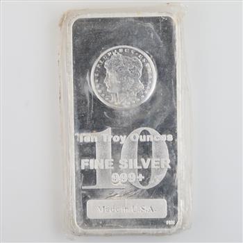 Highland Mint Fine Silver 10 Troy Oz Bar
