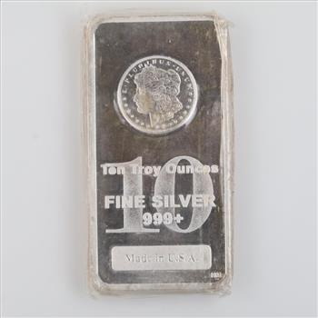 Highland Mint Fine Silver 10 Troy Oz Bar