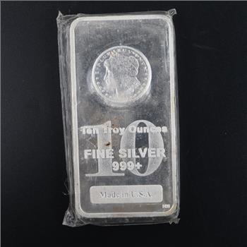 Highland Mint Fine Silver 10 Troy Oz Bar
