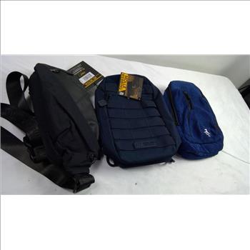 Highland Tactical Expo Shoulder Bag, And Penguin, True Religion Sling Bags, 3 Pieces