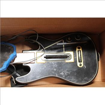 Highschool Musical Microphone, Guitar Hero Guitar, & Xbox Remote & More 4 Pieces