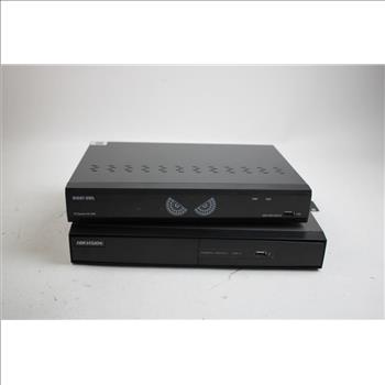 HIKVision Digital Video Recorder, Night Owl HD DVR With Seucirty Cameras, 6 Pieces