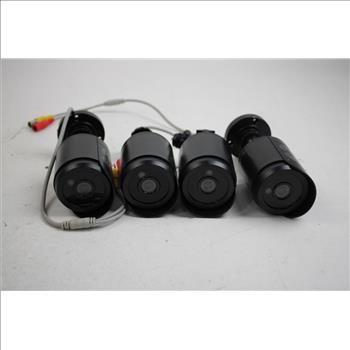 HIKVision Digital Video Recorder, Night Owl HD DVR With Seucirty Cameras, 6 Pieces