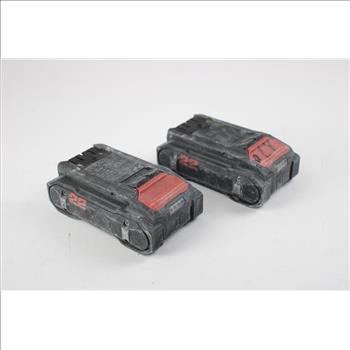 Hilti Rechargable Lithium Batteries, 2 Pieces