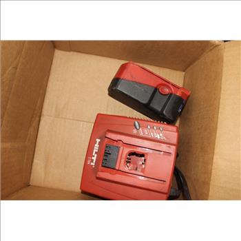 Hilti Reciprocating Saw With Chargers, Sold For Parts