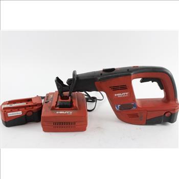 Hilti Reciprocating Saw With Chargers, Sold For Parts