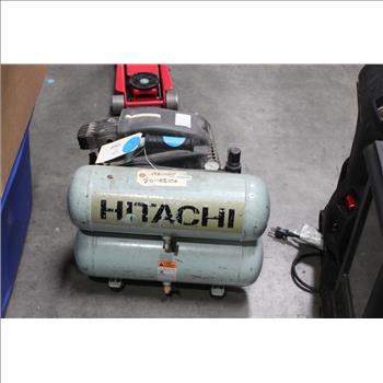 Hitachi 4 Gallon Portable Elecric Twin Stack Air Compressor 135PSU Max