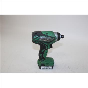 Hitachi Cordless Impact Driver WH10DF2 With Battery Pack