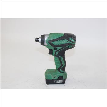 Hitachi Cordless Impact Driver WH10DF2 With Battery Pack