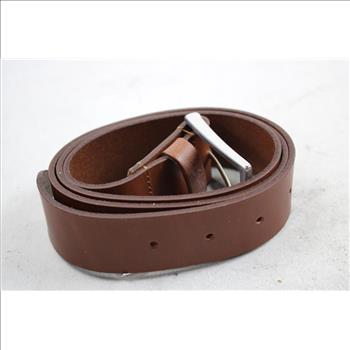 H&m Belts Size 35-36, 2 Pieces, Brown Light, Black