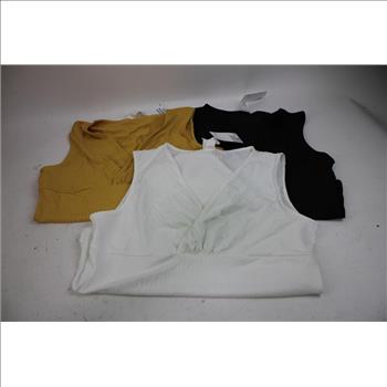 H&M Clothing Lot - Bodysuits, Fleur De Lis Button-Up, Short Sleeve Top, 5 Pieces