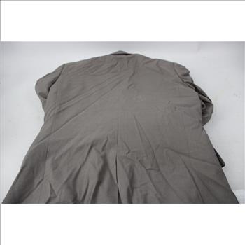 H&M Gray Single-Breasted Slim Fit Stretch Jacket, Size 36R