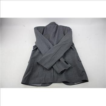 H&M Skinny Fit Stretch Formal Jacket, Gray, Size 40R