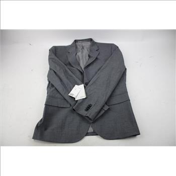 H&M Skinny Fit Stretch Formal Jacket, Gray, Size 40R