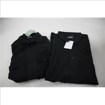 H&M Slim Fit Stretch Suit Jacket 36R, Button-Up Shirts Small, Large, 4 Pieces