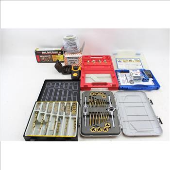 Hobbico Field Charger, Kobalt Tap Set, Drill Bits, Shank Bits And More: 100+ Pieces