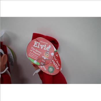 Holiday Naughty Elf Elvie, Elfie Dolls, 4 Pieces