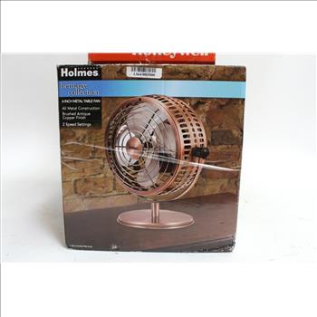 Holmes Table Fan, And Honeywell Heater 2 Pieces