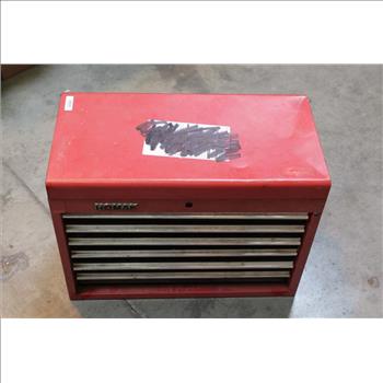 Homak Metal Toolbox With Various Hand Tools And Tools