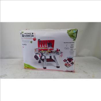 Home Barbecue Little Chef Play Series Toy Barbecue Set