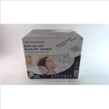 Home NetWerks Bath Fan With Bluetooth Speaker