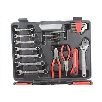 Home Repair Tool Set: Wrenches, Sockets, Hammer And More: 50+ Pieces