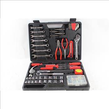 Home Repair Tool Set: Wrenches, Sockets, Hammer And More: 50+ Pieces