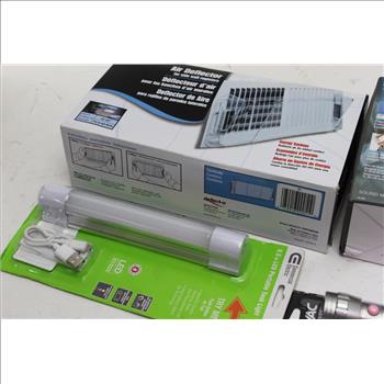 Homedics Sound Machine, Commercial Electric LED Portable Task Light And More Bulk Lot