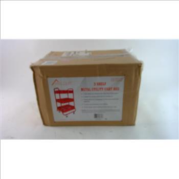 Homestead 3 Shelf Metal Utility Cart