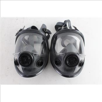 Honeywell North 5400 Series Dual Filter Full Mask Respirator, Size M/L