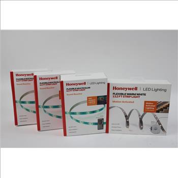 Honneywell 8FT Strip LED Lights, 4 Pieces