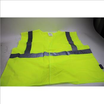 Hook And Loop Mesh Safety Vest, Size 2XL