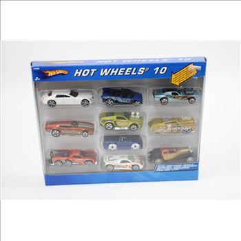 Hot Wheels 10 Gift Pack Variety Of Cars