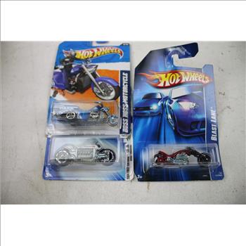 Hot Wheels Boss Hoss Motorcylce, Blast Lane, Bad Bagger & More 7 Pieces