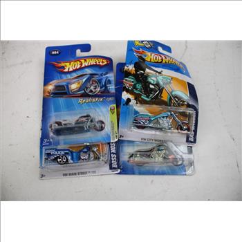 Hot Wheels Boss Hoss Motorcylce, Blast Lane, Bad Bagger & More 7 Pieces
