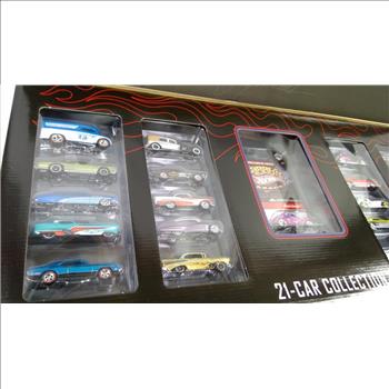 Hot Wheels Larry's Garage 21 Car Collection SEALED