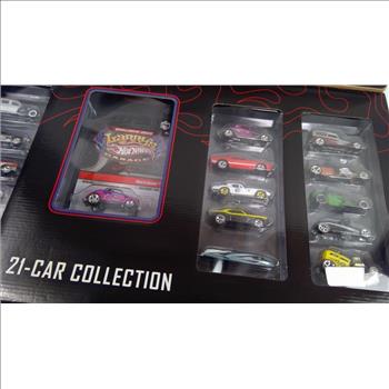 Hot Wheels Larry's Garage 21 Car Collection SEALED