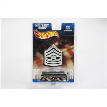 Hot Wheels Military Rods Army Surfin' School Bus