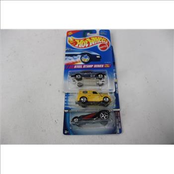 Hot Wheels Steel Stamp Series '57 Chevy, Camaro Wind, And More, 10 Pieces
