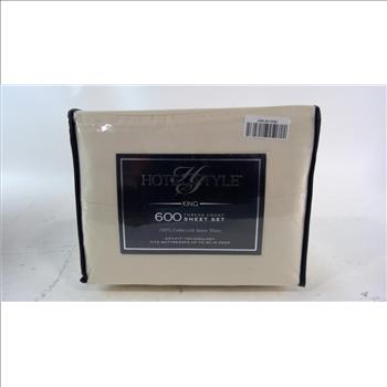 Hotel Style King 600 Thread Count Sheet Set