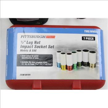 Hotshot Professional Heat Gun, Pittsburgh Automotive Lug Nut Impact Socket Set, And More