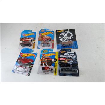 Hotwheels Cars 6 Pieces