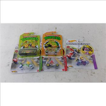 Hotwheels Teenage Mutant Ninja Turtle And More 5+ Pieces