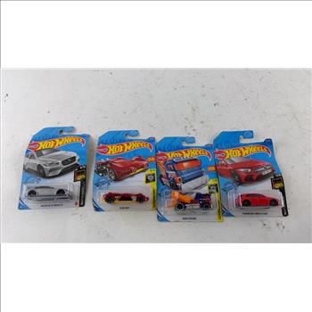 Hotwheels Toy Cars 4 Pieces