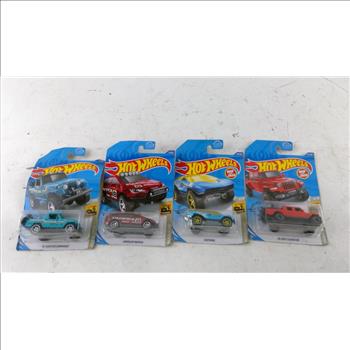 Hotwheels Toy Cars 4 Pieces